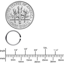 Load image into Gallery viewer, 18G 5/16 Steel Rainbow Anodized Seamless Circular Ring Set of 12