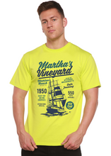 Load image into Gallery viewer, Martha's vineyard Men's Bamboo Viscose/Organic Cotton Short Sleeve Graphic T-Shirt