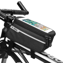 Load image into Gallery viewer, Bike Bag Bicycle Bag Phone Case For Bicycle Cycling Mobile Bike Accessories Head Tube Cell Mobile Phone Bag Case Waterproof Bike Handlebar Bag Bicycle Phone Mount Bicycle Phone Mount Holder Pouch Bag Cycling Frame