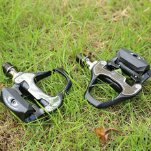 Load image into Gallery viewer, Carbon Fiber Bike Pedal Suitable For Self-Locking Professional Bicycle Pedals Road Bike Pedal High Quality Ultralight Road Bike Pedal Clipless Delta Pedals Aluminum Alloy Bicycle Pedals Cleats Set For Road Bike