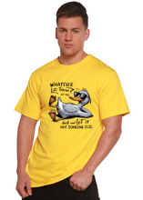 Load image into Gallery viewer, Whatever Life Throws at You Funny Unisex Bamboo/Cotton Graphic T-Shirt