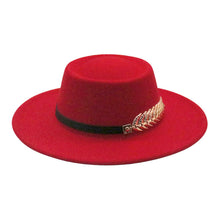 Load image into Gallery viewer, Autumn Winter Women Men Vintage Fedora Women's Foldable Short Brim Floppy Hat Gentleman Elegant Warm Hats Lady Party Luxury Caps Classic Summer Beach Sun Hat