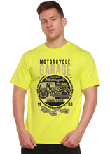 Load image into Gallery viewer, Motorcycle Garage Men's Bamboo Viscose/Organic Cotton Short Sleeve Graphic T-Shirt