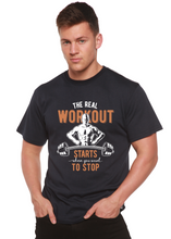 Load image into Gallery viewer, The Real Workout Men's Bamboo Viscose/Organic Cotton Short Sleeve Graphic T-Shirt