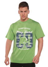 Load image into Gallery viewer, Play Hard Spun Bamboo® Men's Bamboo Viscose/Organic Cotton Short Sleeve Graphic T-Shirt