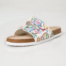 Load image into Gallery viewer, Soft Casual Slippers Women Summer Beach Slides Slippers Flip Flops Non-slip Buckle Strap Girls Indoor Outside Shoes Adjustable Double Buckle Strap Casual Comfort Footbed Slides Sandals For Indoor And Outdoor Beach