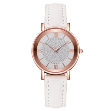 Load image into Gallery viewer, Womens Watches Bracelet Set Starry Sky Ladies Watch Casual Leather Student Quartz Wristwatch Luxury Fashion Minimalist Leather Strap Dress Analogue Quartz Round Elegant Watch