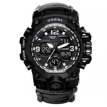 Load image into Gallery viewer, Military Survival Men Watch With Compass/whistle /scraper/Waterproof 30M Outdoor Men Sports G Style -Shock Watch Relogio Masculino
