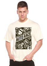 Load image into Gallery viewer, Auto Race Men's Bamboo Viscose/Organic Cotton Short Sleeve Graphic T-Shirt
