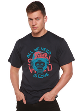 Load image into Gallery viewer, All We Need is Love Men's Bamboo Viscose/Organic Cotton Short Sleeve Graphic T-Shirt