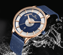 Load image into Gallery viewer, Universal Waterproof Modern Luxury Watch Stainless Steel Hardlex Glass Excellent Design Perfect Gift For Him