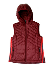 Load image into Gallery viewer, Powerstripe Eco-Friendly Down Hooded Vest