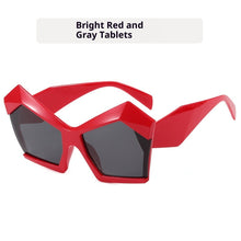 Load image into Gallery viewer, Oversized Square Cateye Polarized Sunglasses Big Trendy Style Fashionable Personality Big Frame Sunglasses New Fashionable & Popular Street Style Sunglasses For Women