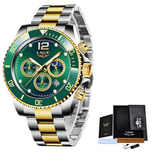 Load image into Gallery viewer, Multifunctional Mens Business Watch Luxury Military Quartz Stainless Steel Round Analog Wrist Watch For Men