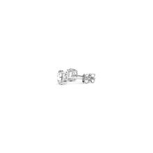 Load image into Gallery viewer, 1/2 cttw Lab Grown Round Diamond Stud Earrings 14k White Gold (G/VS2)