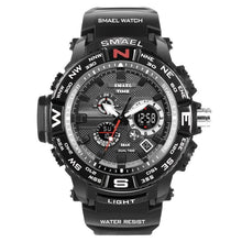 Load image into Gallery viewer, New Luxury Sport Watch With Dual Display LED Digital Analog Electronic Quartz Display and Waterproof 30M protection