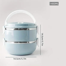 Load image into Gallery viewer, Stainless Steel Insulated Bento Lunch Box – 2/3/4 Layer