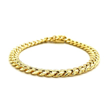Load image into Gallery viewer, 7.5mm 14k Yellow Gold Semi Solid Miami Cuban Bracelet
