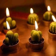 Load image into Gallery viewer, 6Pcs Cactus Candle Cube Candle Simulated Plant Set Paraffin Scented 3D Candle Delicate Succulent Cactus Candles for Valentine's Day Birthday Party Wedding Spa Home Decoration Gifts Home Candle Tea Light Background Props Decor