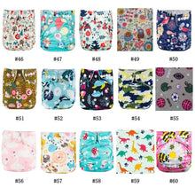 Load image into Gallery viewer, 6pcs/Pack Baby Cloth Diapers Microfleece Linning Pocket Diaper Washable Reusable High Quality Nappy