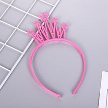 Load image into Gallery viewer, 6pcs Plastic Crown Headbands Baby Girl Kids Tiara Hairbands Hair Hoop Accessories Hair Band Headwear Gorgeous Hair Accessories For Women
