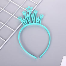Load image into Gallery viewer, 6pcs Plastic Crown Headbands Baby Girl Kids Tiara Hairbands Hair Hoop Accessories Hair Band Headwear Gorgeous Hair Accessories For Women