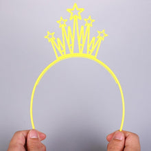Load image into Gallery viewer, 6pcs Plastic Crown Headbands Baby Girl Kids Tiara Hairbands Hair Hoop Accessories Hair Band Headwear Gorgeous Hair Accessories For Women