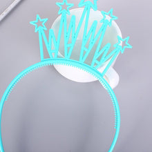 Load image into Gallery viewer, 6pcs Plastic Crown Headbands Baby Girl Kids Tiara Hairbands Hair Hoop Accessories Hair Band Headwear Gorgeous Hair Accessories For Women