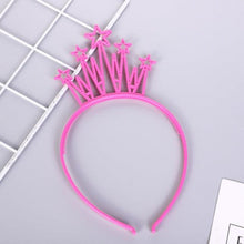 Load image into Gallery viewer, 6pcs Plastic Crown Headbands Baby Girl Kids Tiara Hairbands Hair Hoop Accessories Hair Band Headwear Gorgeous Hair Accessories For Women