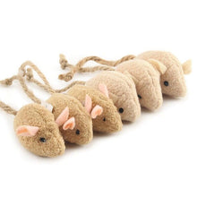Load image into Gallery viewer, 6pcs/lot Mix Pet Toy Catnip Mice Cats Toys Fun Plush Mouse Cat Toy For Kitten Skitter Critters Cat Toy Value Pack