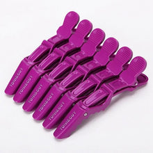 Load image into Gallery viewer, 6pcs/lot Plastic Hair Clip Hairdressing Clamps Claw Section Alligator Clips Barber For Salon Styling Hair Accessories Easy To Carry And Use Hair Styling Tools For Women