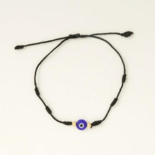 Load image into Gallery viewer, 6pcs/set Handmade Bracelets Braided Red Black Rope 7 Knots Lucky Jewelry Friendship Protection Bracelet Red Comfortable Bracelet Small Eye Bracelet For Kids