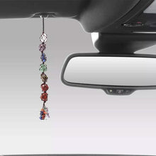 Load image into Gallery viewer, 7 Chakra Gemstones Reiki Healing Crystals Tassel Wall Car Hanging Ornament