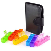 Load image into Gallery viewer, 7 Day Extra Large Pill Organizer with Cute Travel Case