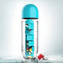 Load image into Gallery viewer, 7-Day Pill Tablet Medicine Organizer Water Drink Bottle Holder Box