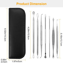 Load image into Gallery viewer, 7-Pieces: Blackhead Remover Stainless Steel