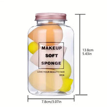 Load image into Gallery viewer, 7-Pieces Set: Puff Teardrop Blender Foundation Sponge Set