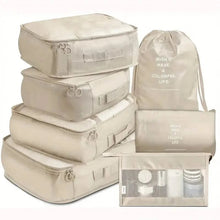 Load image into Gallery viewer, 7-Pieces: Travel Luggage Packing Organizers Set