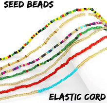 Load image into Gallery viewer, 7-Pieces: Women Waist Bead Chain Belly Chain Beach Jewelry