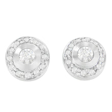 Load image into Gallery viewer, 14K White Gold 1/3 cttw Round Cut Diamond Earrings (H-I, SI2-I1)