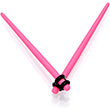 Load image into Gallery viewer, Pink Matte Acrylic Straight Taper Set 2G to 00G