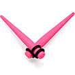 Load image into Gallery viewer, Pink Matte Acrylic Straight Taper Set 2G to 00G
