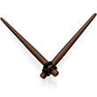 Load image into Gallery viewer, Dark Brown Matte Acrylic Straight Taper Set 12G to 00G