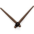 Load image into Gallery viewer, Dark Brown Matte Acrylic Straight Taper Set 12G to 00G