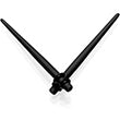 Load image into Gallery viewer, Black Matte Acrylic Straight Taper Set Available in Sizes 12G to 00G