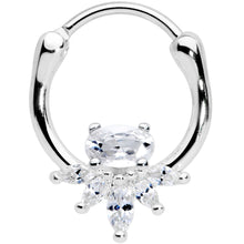 Load image into Gallery viewer, 18G 3/8 Clear Gem Spray Cartilage Clicker
