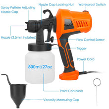 Load image into Gallery viewer, 700W Electric Paint Sprayer Handheld with 3 Spray Patterns 800ml
