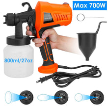 Load image into Gallery viewer, 700W Electric Paint Sprayer Handheld with 3 Spray Patterns 800ml