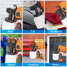 Load image into Gallery viewer, 700W Electric Paint Sprayer Handheld with 3 Spray Patterns 800ml