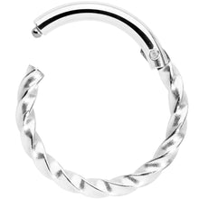 Load image into Gallery viewer, 16G 5/16 Twisted Elegance Cartilage Clicker